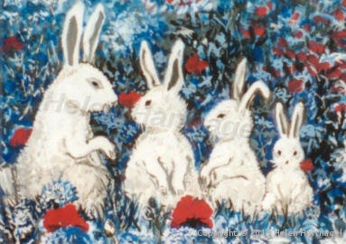 Bunny Rabbit Family Enlargement 