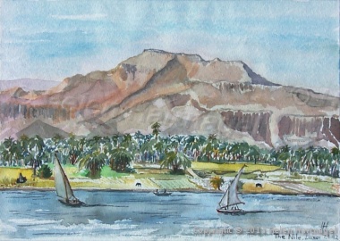 The Nile at Luxor, Egypt 